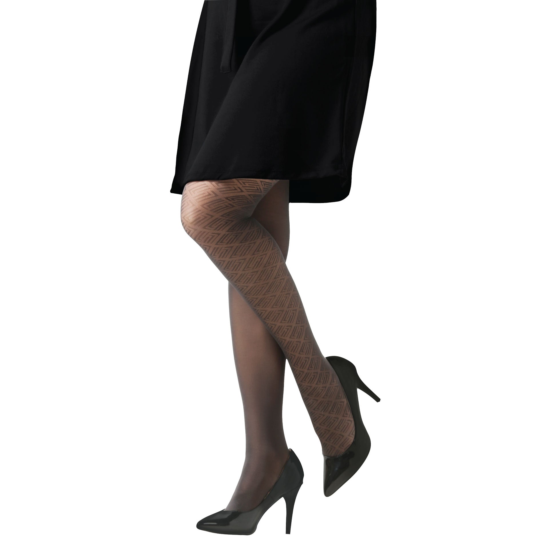 WOMEN TIGHTS - SATIN - 40D - BLACK